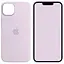 Чехол Epik Silicone case AAA with Magsafe and Animation для Apple iPhone 14, 6.1 Сиреневый/Lilac - миниатюра 1