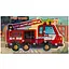 Дерев'яний пазл-вкладиш "Fire Truck" MD 1924-6, 10 елементів - мініатюра 1