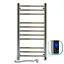 Электрический полотенцесушитель Navin Классик Квадро 500x1000 Sensor с таймером, левый 10-016153-5010, Хром, Левое, Электронный - миниатюра 1