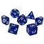 Набор кубиков Glitter 7 Dice Set - Blue , 7 шт. (g7dglit16) - миниатюра 1
