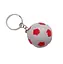 Брелок пластиковий 2569 Футбольний м'яч 4см (6909056025699) Червоний - мініатюра 1