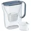 Фільтр-глечик Brita Style Essential Mxpro сіро-блакитний + 3 картриджа (1058103) - мініатюра 1
