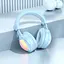 Навушники Hoco Focus BT headphones W48 | BT5.3, AUX / BT / TF, 46h | blue - мініатюра 4