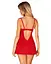 Пеньюар Obsessive Ingridia chemise & thong XL/2XL - мініатюра 2