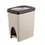 Контейнер для мусора с педалью Quotidiana 23x35x40,5h, 21 л бежевый - миниатюра 1