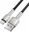 Кабель Baseus Cafule Series Metal Data Cable USB to Lightning 2.4A 2 м Чорний - мініатюра 2