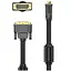 Кабель Vention DVI-D 24M - 24M 8.0 м 2K 60Hz обплетення з феритами - мініатюра 3