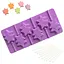 Силиконовая форма для леденцов и конфет на палочке "Звезда", Kitchen Master Фиолетовый 87461 - миниатюра 1