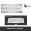 Клавиатура Logitech MX Keys Mini Wireless Illuminated Pale Grey (920-010499) - миниатюра 10