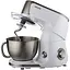 Планетарний міксер Edler EDFP-7701, White|Inox, 1000W, 8 режими швидкості, чаша 4л з нерж. сталі, гак для тіста, збивач, вінчик, бризкозахистна накладка чаші, нековзні ніжки - мініатюра 1
