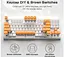 Клавіатура ігрова механічна Aula Mechanical F-3032 White keycaps + 21 Yellow keys KRGD Red - мініатюра 5