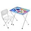 Дитячий столик складаний зі стільчиком M 5960-1 срібний - мініатюра 1