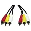 Кабель Atcom Audio-Video 3RCA 3RCA пакет длина 5 м - миниатюра 1