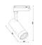 Светильник трековый однофазный KLOODI KD-ZOOM 30W CCT BK - миниатюра 2