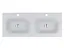 Умивальник Miraggio Jessel 1100-2 matt 0000939, Білий матовий - мініатюра 3