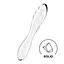 Фаллоимитатор Satisfyer Dazzling Crystal 1 18.4 см прозрачный - миниатюра 2
