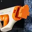 Водяний акумуляторний автомат Water Gun 185-66 (400ml) with lithium battery White / Orange - мініатюра 5