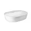 Умивальник Qtap Scorpio накладний овальний 505x385x120 мм White + донний клапан PU02, Білий - мініатюра 4