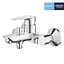 Смеситель для ванны Grohe QuickFix StartEdge 24198001, Хром - миниатюра 3