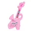 Игрушечная гитара 1011 B — 2 музыкальных режима, 8 кнопок, на батарейках, розовая - миниатюра 1