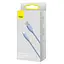 Кабель Baseus Jelly Liquid Silica Gel Fast Charging Data Cable USB to iP 2.4A 2m Blue - мініатюра 2