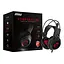 Навушники ігрові MSI DS502 Gaming Headset Black/Red з мікрофоном - мініатюра 5