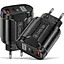 Зарядний пристрій Mirrow USB Type-C Super Charge/Quick Charge 3.0 PD 20W Black (366589741) - мініатюра 10