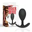 Анальна пробка Black Mont 4 Anal Play Plug L 11.5 см (чорний) - мініатюра 5