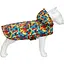 Дождевик-накидка с капюшоном для собак Collar Waudog Clothes, рисунок "Блоки", M, А 40-43 см, B 52-62 см, С 33-42 см - миниатюра 1