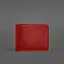 Кожаное портмоне 4.4 (с зажимом) красный краст - миниатюра 5