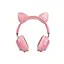 Навушники Hoco Skill cat ear BT headphones ESD13 з вушками рожеві - мініатюра 3