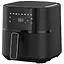 Многофункциональная мультипечь CROWNBERG AIR FRYER GRILL на 5 литров Аэрогриль, фритюрница без масла, аэрофритюрница Black
 - миниатюра 1