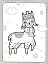 Розмальовка для найменших. Світ поні, лам та єдинорогів - мініатюра 2