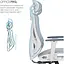Крісло офісне Officepro Atlas OC630-W-LG-LG White/Light Gray (OC630-W-LG-LG) - мініатюра 9