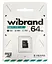 Карта памяти Wibrand microSDXC (UHS-1 U3) 64Gb class 10 (WICDXU3/64GB) - миниатюра 2