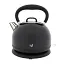 Чайник Impolio Retro Design из нержавеющей стали 1,7 л, черный - миниатюра 1