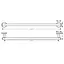 Тримач для рушника Hansgrohe Logis 41716000 Хром - мініатюра 2