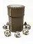 Настільна гра Планета Ігор Чаша для кубиків D20 (коричнева) (Dice cup D20 brown) (pi-dc005) - мініатюра 3