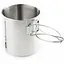 Горнятко-каструля GSI Outdoors Glacier Stainless Bottle Cup Large 710 мл Срібло (1099-68215) - мініатюра 1