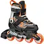 Ролики Rollerblade Microblade SL 33-36.5 Black/Orange (1012-86B0751540-NC01-33-36.5) - мініатюра 1