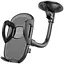Автодержатель для телефона Hoco H10 General car holderwindshield черный - миниатюра 1