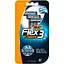 Набор одноразовых станков BIC Flex 3 Classic 3 лезвия 3 шт. (646178) - миниатюра 5
