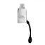 Перехідник Hoco UA10 OTG USB to MicroUSB Сталевий - мініатюра 1