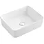 Умивальник накладний керамічний Mixxus Premium Quadro-0101 475x370x140 мм MP6487, Білий - мініатюра 1