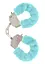 Наручники Toy Joy Furry Fun Cuffs 28 см блакитний - мініатюра 2