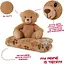 Плед Perletti Toys Teddy Bear с мягкой игрушкой 120x80 см коричневый (P13066) - миниатюра 3