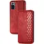 Чехол-книжка Getman Cubic (PU) для Xiaomi Redmi Note 10 Pro/10 Pro Max кожаный красный - миниатюра 4