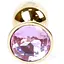 Анальна пробка Boss Of Toys Boss Series - Jewellery Gold Plug Rose S, BS6400018, Золотий / Світло-рожевий - мініатюра 2