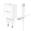 МЗП Borofone BA81A PD20W (1USB-C) + Type-C to Type-C White - миниатюра 4
