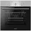 Духовка электрическая Hansa 60 см 62 л A гриль эмаль легкого очищения нержавеющая сталь - миниатюра 1